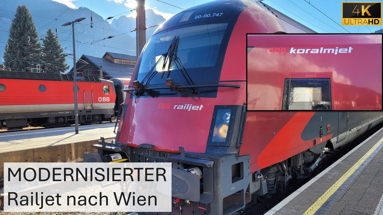 Im MODERNISIERTEN RAILJET nach Wien (+ Polizeieinsatz) | Reisebericht