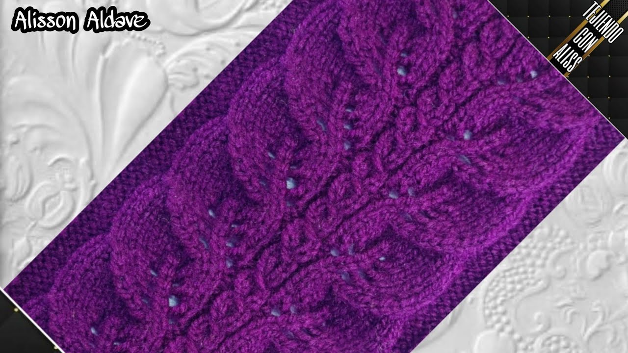 #248 - TEJIDO A DOS AGUJAS / knitting patterns / Alisson Aldave
