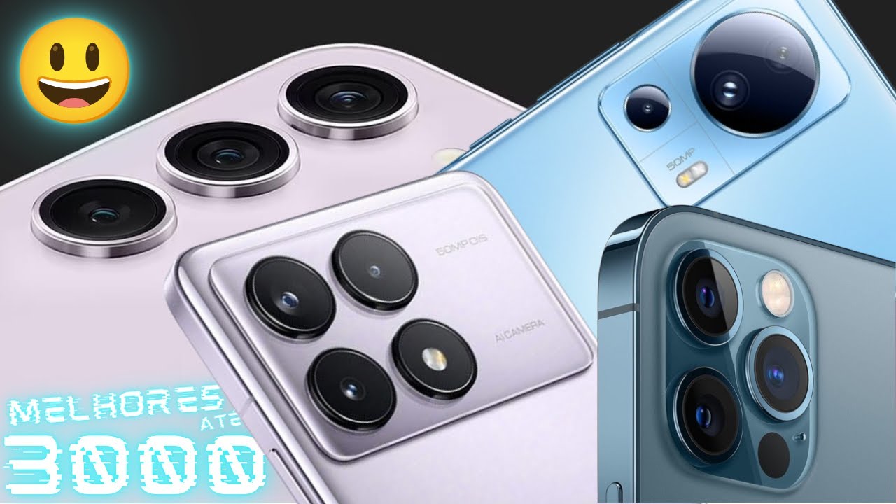 Melhores celulares para 2024 custo beneficio ate 3000 reais da xiaomi samsung Moto para jogar e foto