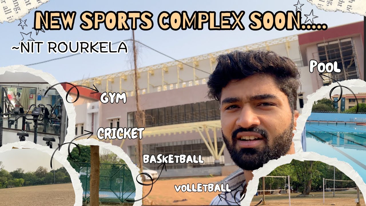New Sports Complex and All Sports facilities At NIT Rourkela#nit #nitrourkela#sports#viralvideo#jee