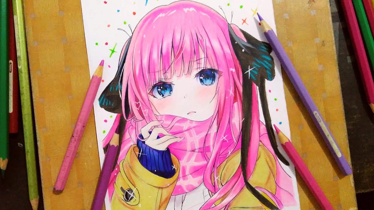 Drawing Nakano Nino (Go Toubun)!!