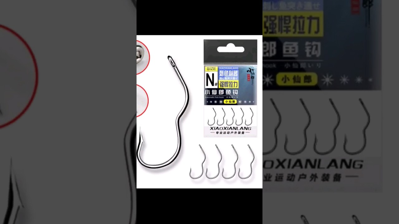 Bentuk Mata Kail Anti Lepas (anti-loose hook shape)