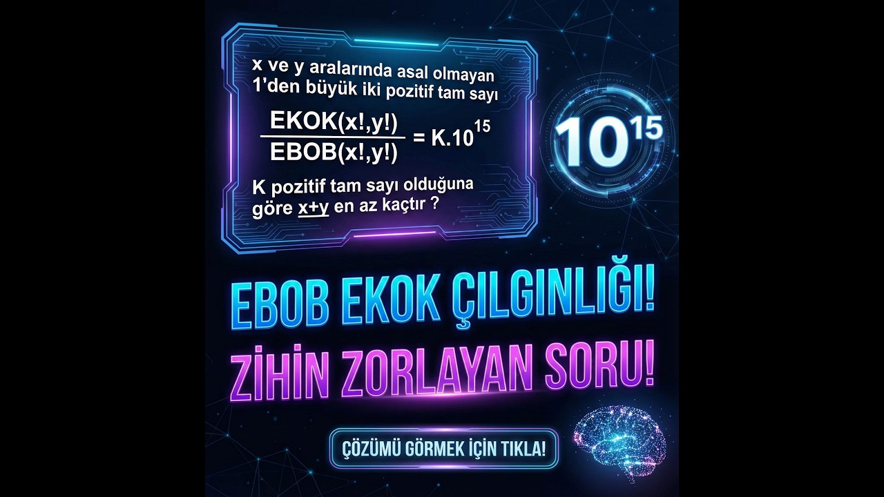 EBOB EKOK ve Faktöriyelin Zirvesi (Baba Soru) 😱 | Bu Detayı Görmeyen ELENİR! #ebobekok #faktöriyel