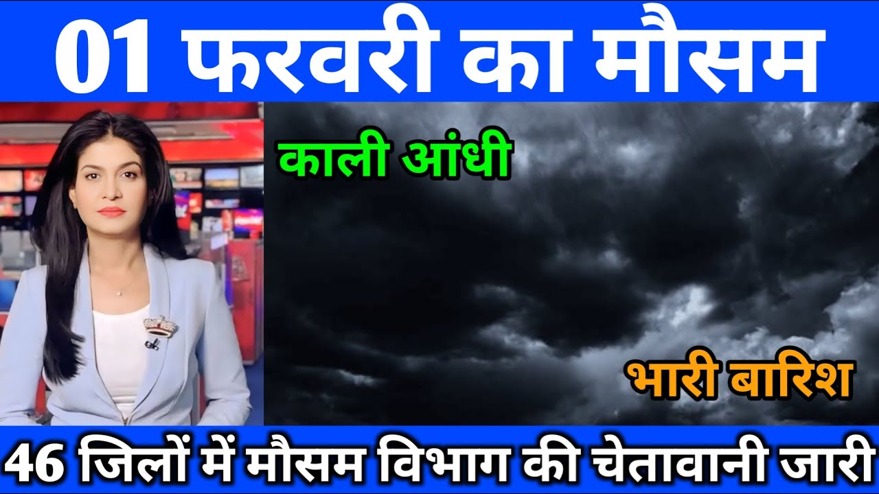 1 फरवरी का मौसम| today weather update, heat wave, #Mausam_ki_jankari #Lucknow_weather #आज_का_मौसम