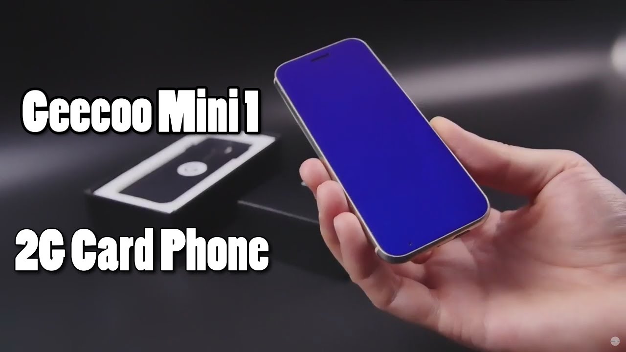 GEECOO Mini1 Card Phone 2G Feature Mobile Phone