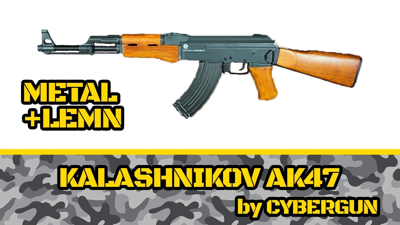 AK47 Cybergun Kalashnikov METAL + LEMN AEG ( electric ) replica airsoft
