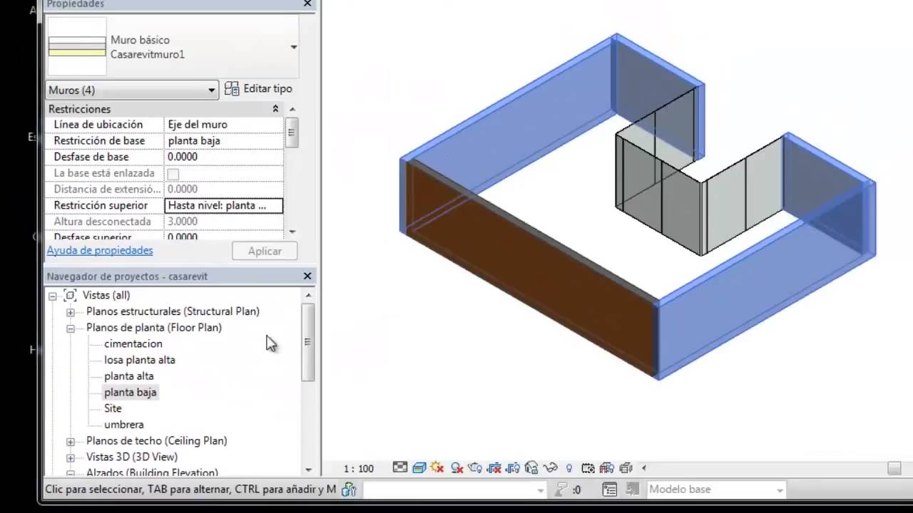 TUTORIAL EN REVIT DE CASA DE 2 PISOS