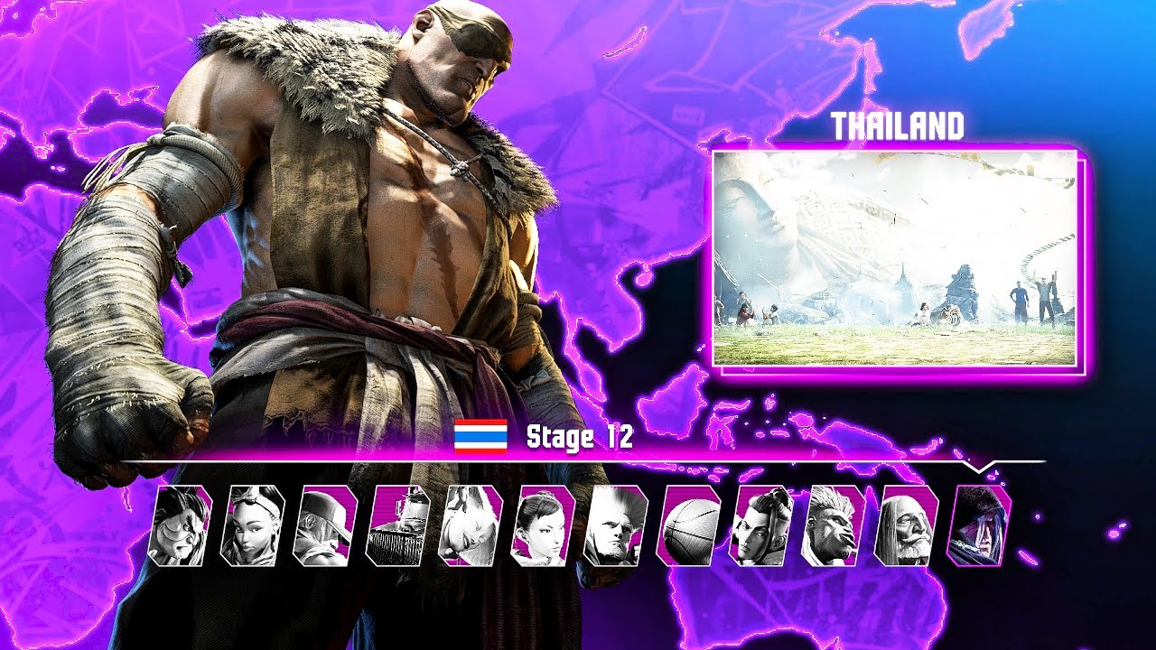 Street Fighter 6 — Sagat Arcade (самый сложный режим)