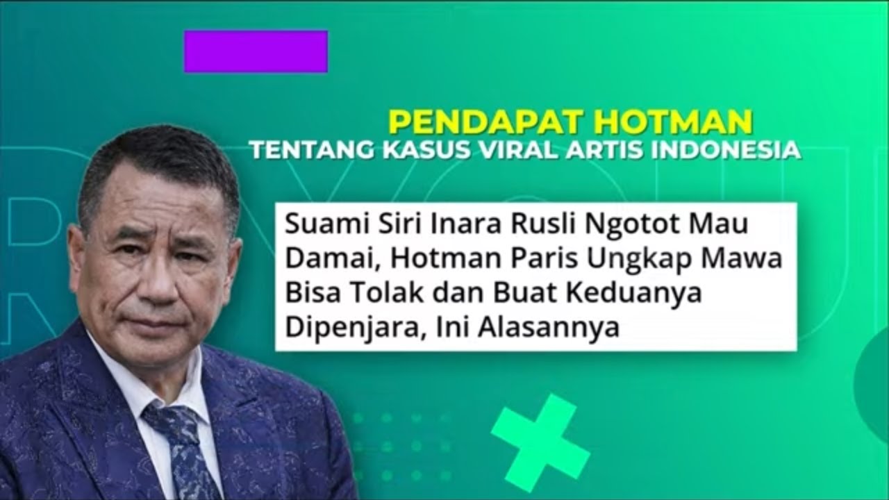 Hotman Paris Tanggapi Kasus Yang Melibatkan Inara dan Denada | FYP (20/01/26) Part 2