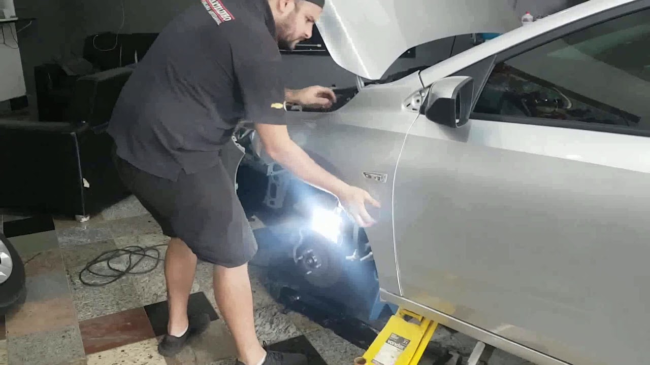 Снятие крыла с Chevrolet Onix