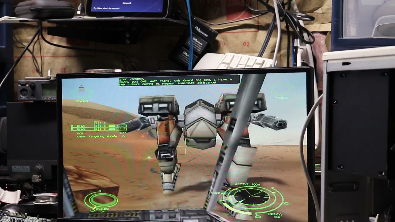 Testing a Super Socket 7 system game play