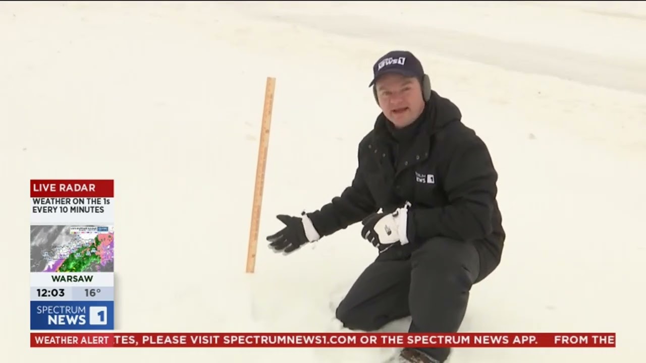 Robert Suhr Spectrum News 1 Snowstorm Update 1-25-26