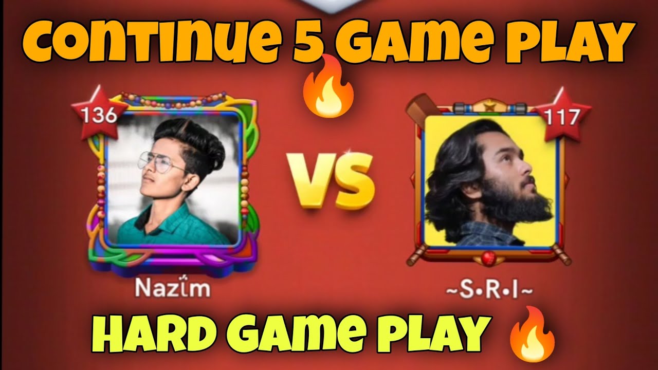 Sri Vs Nazim Carrom pool 🔥😎 | Continue Top 5 game play 🔥| Carrom pool 🔥 Game play | Gaming Nazim