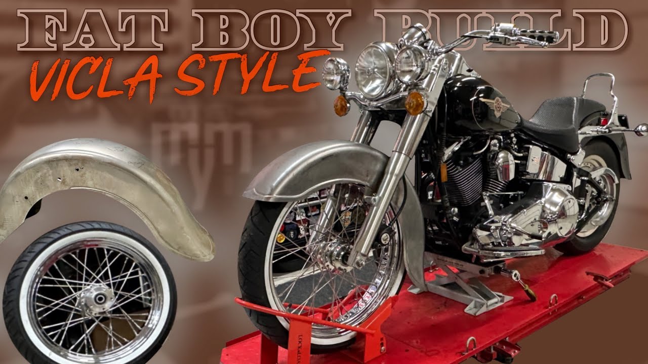 We Turn a STOCK Evo FatBoy into a VICLA Softail!!