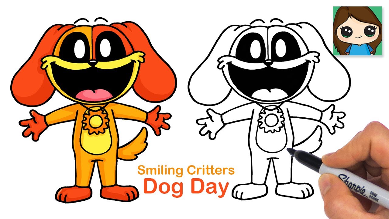 How to Draw DogDay | Smiling Critters