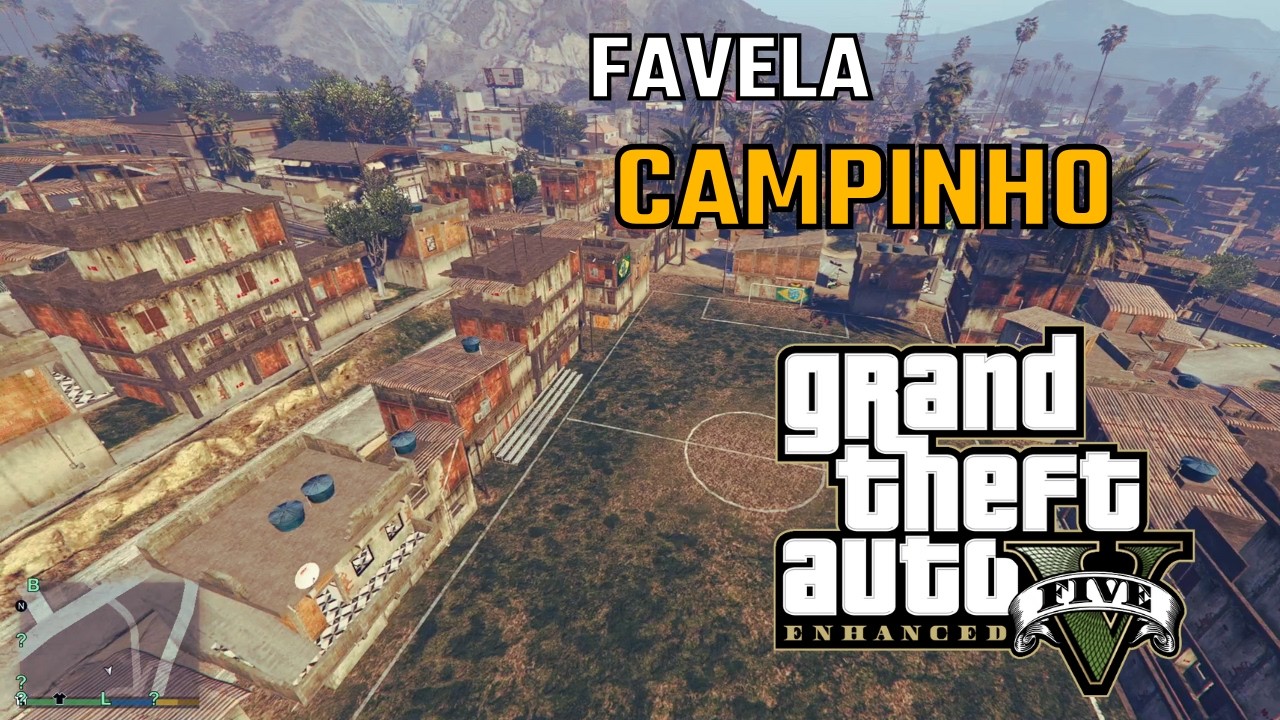 Como Instalar Favela do Campinho Gta V Enhanced