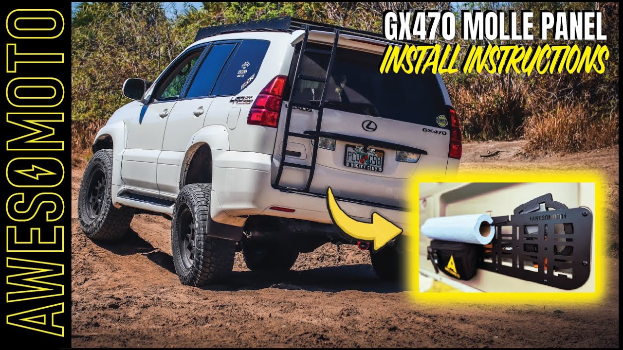 Vlog 82 - Lexus GX470 Tailgate Molle Panel