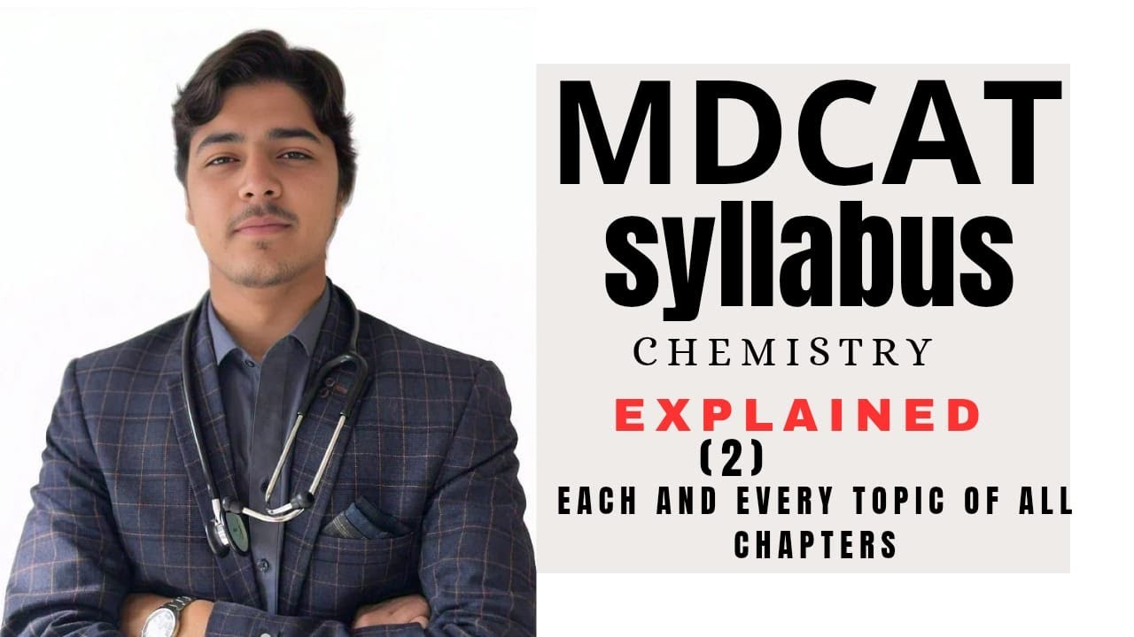 MDCAT curriculum explained | Chemistry syllabus | BEST Chemistry Course for MDCAT Prep Today| MDCAT 