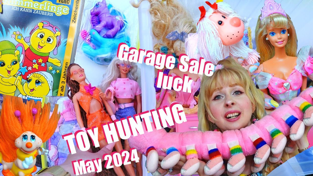 Garage Yard Sale Flea Market vintage TOY HUNTING - 90s Y2K Barbie, G3 My Little Pony & more 80s toys