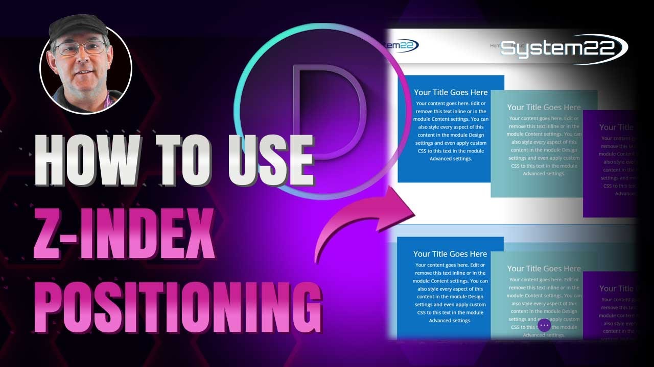 Divi Theme Z index Positioning Move Modules To Front Or Back 👈👈👍