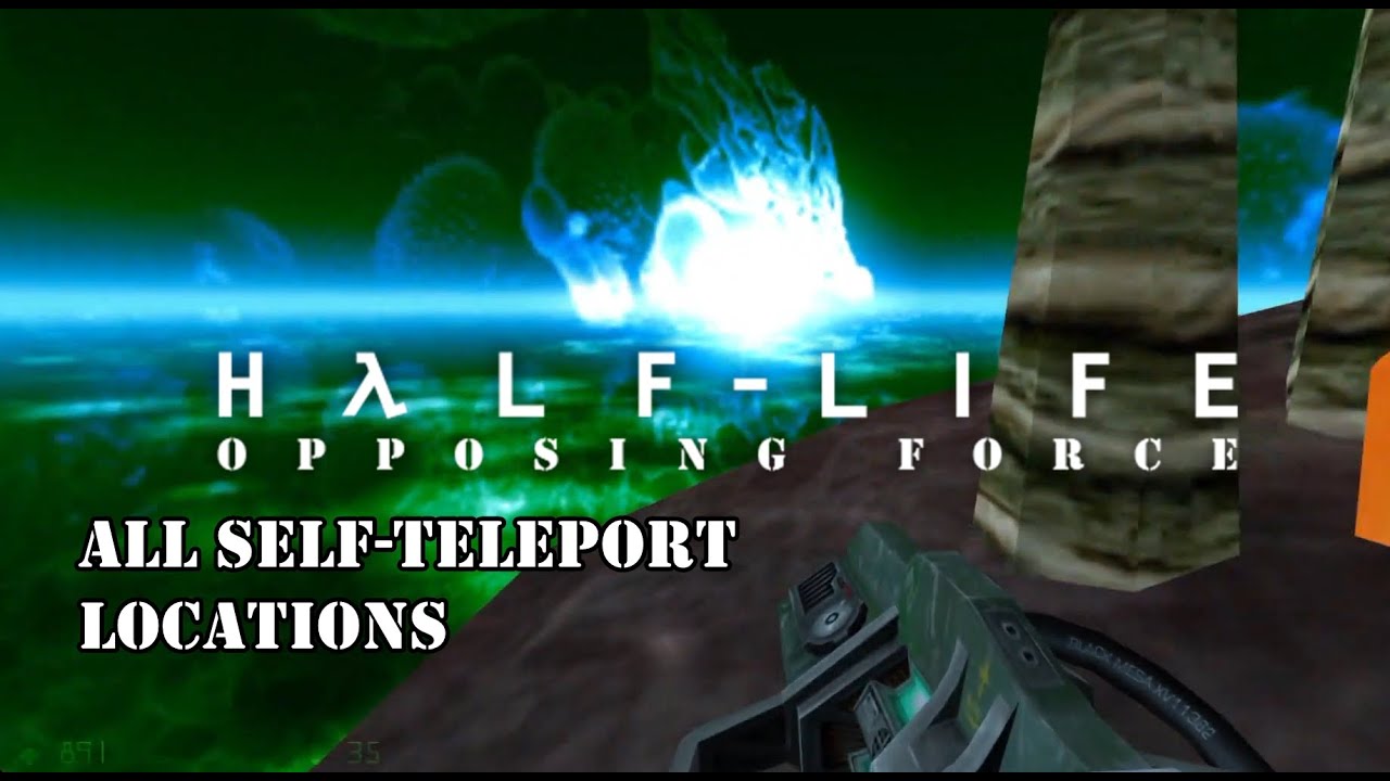Half-Life: Opposing Force - All Displacer Self-Teleport locations