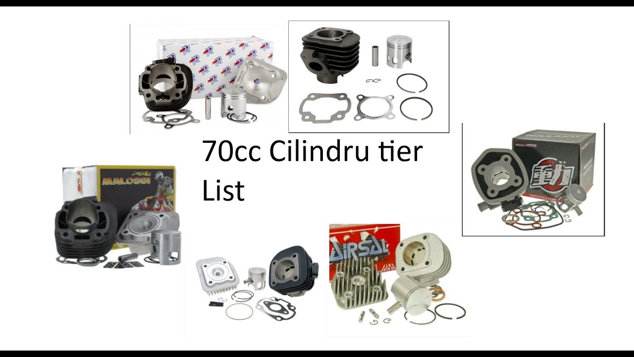 70cc Cilindru tier listas nuo lenko iki 
