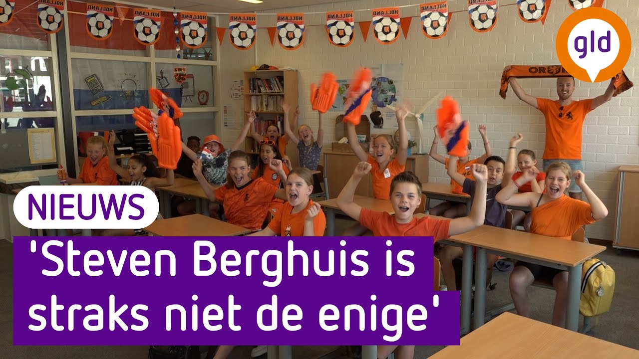 Op oude school van Steven Berghuis heerst Oranjekoorts