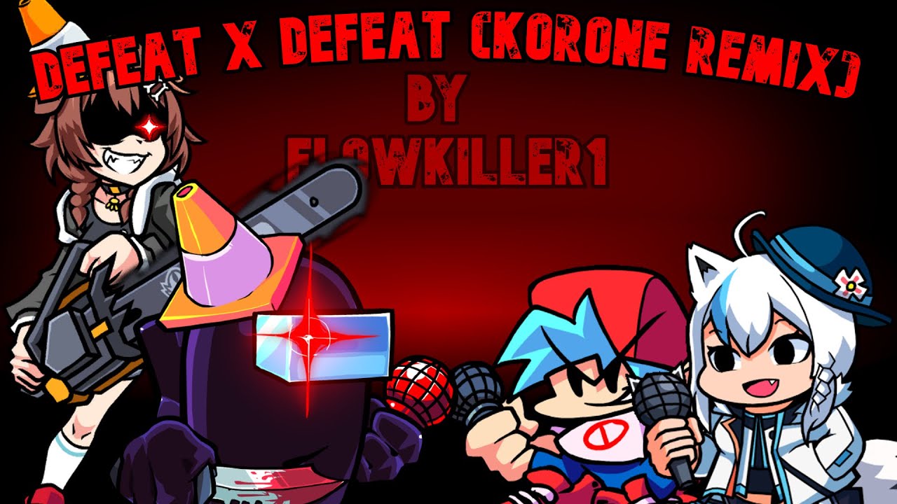 Friday Night Funkin' Vs. Impostor x Hololive Funkin'  Mix - Defeat x Defeat (Holofunk Ver.)
