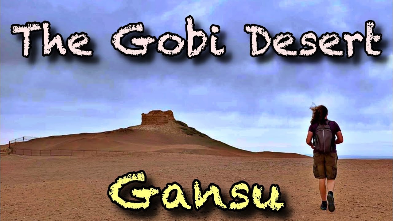 HAN DYNASTY RUINS in the GOBI DESERT - Gansu Province border, China