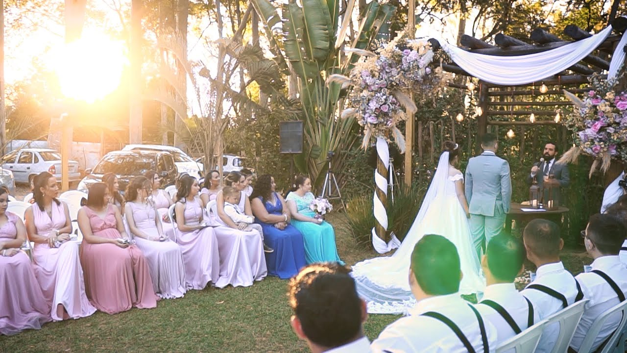 Casamento Perfeito no Por do Sol Chácara Frezzarin Sumaré