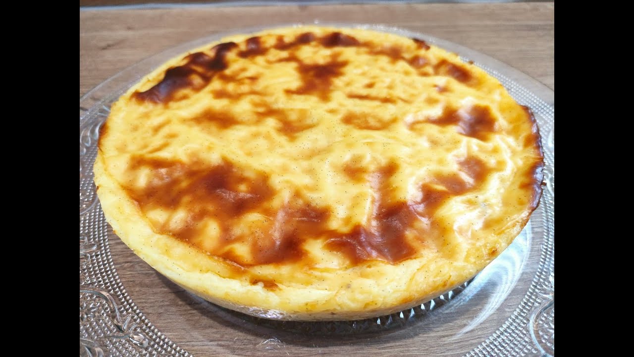 Flan pâtissier sans pâte / Pastry flan without dough