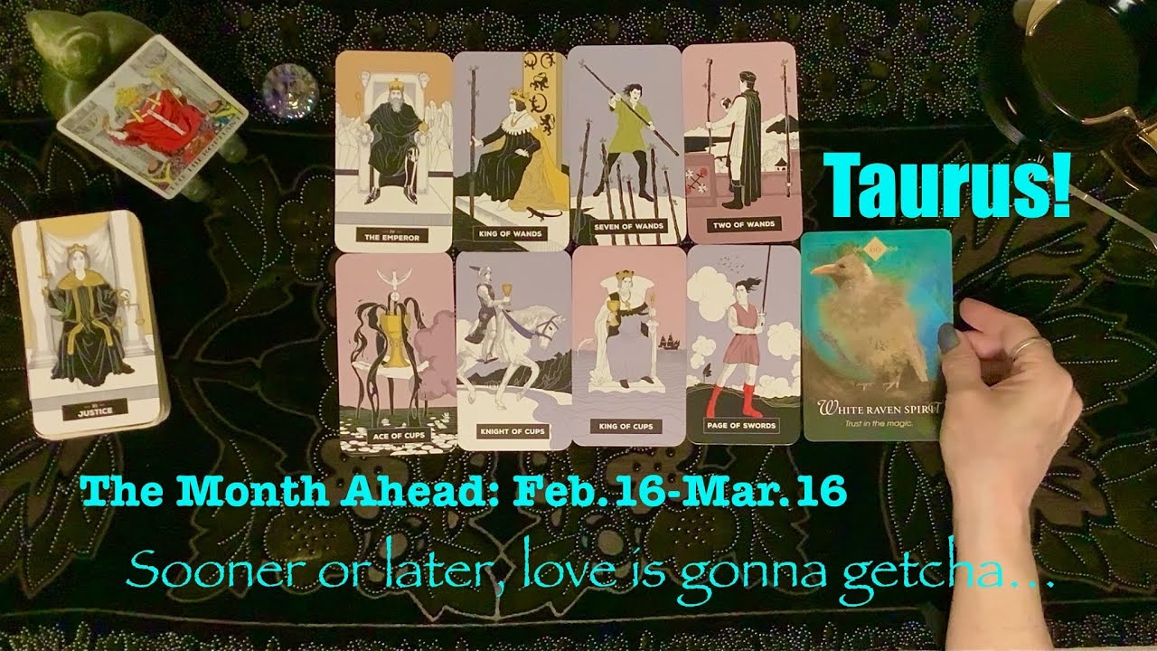 Taurus!🔮The Month Ahead🔮Feb.16-Mar.16🔮Tarot Card Reading 