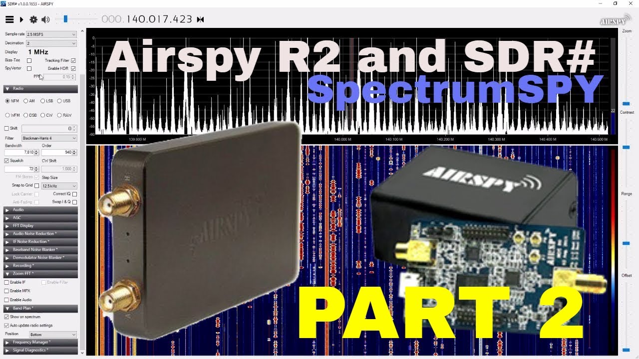 sdr sharp and the airspy R2 firmware update