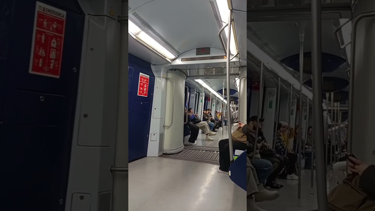 Megafon&iacute;a Aeropuerto T1-T2-T3 en S-9000 L8 #metro #metrodemadrid #megafonia #shorts #viral