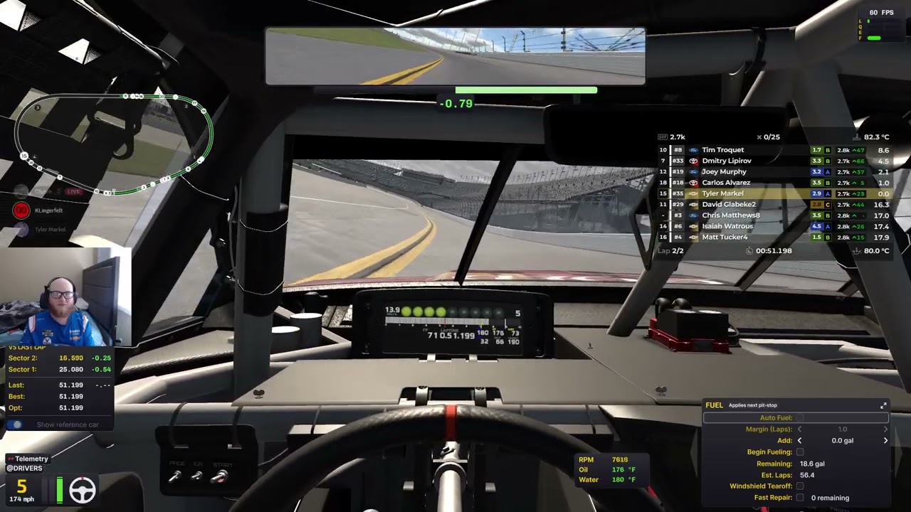 Iracing NIS Fixed  Daytona 500  #42 ITZY Chevy POV