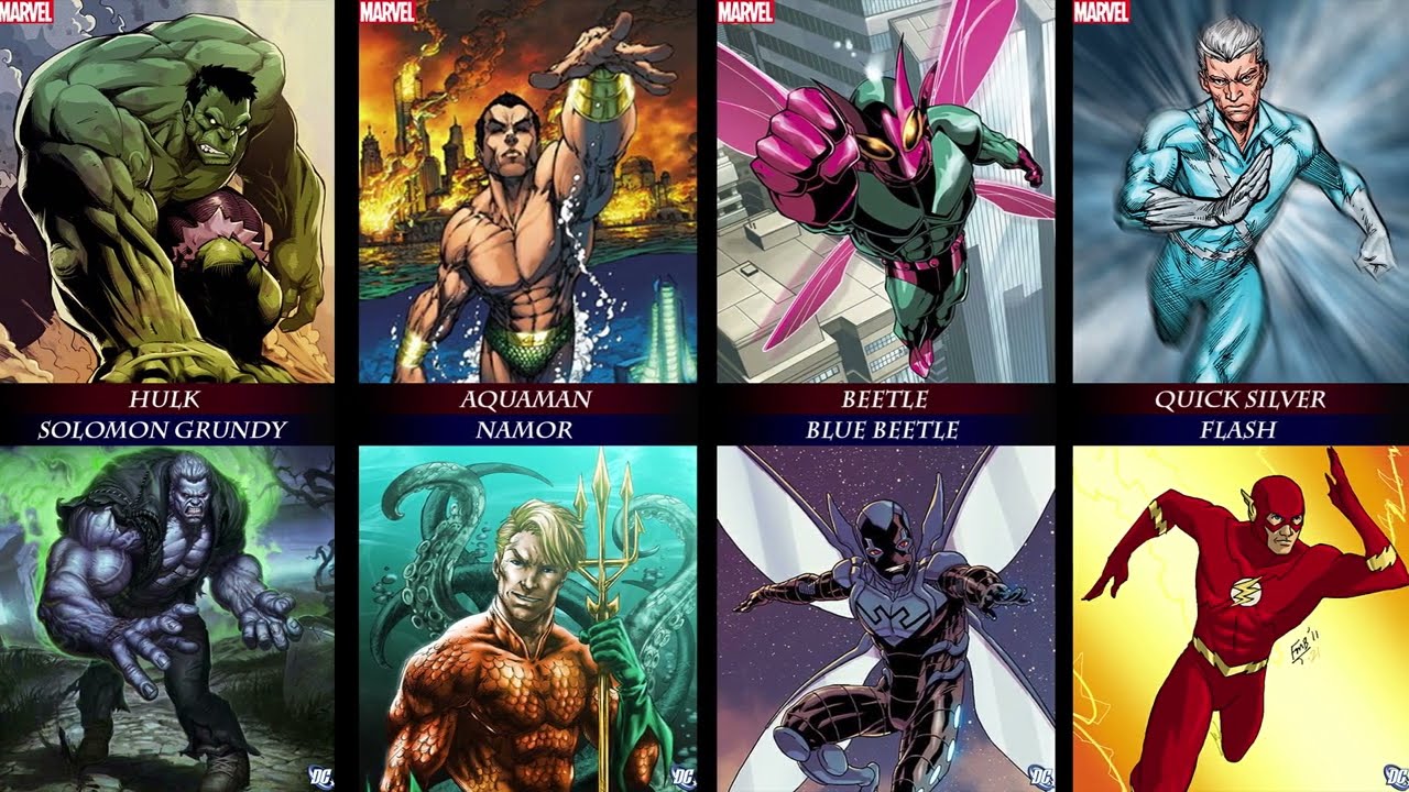 Marvel vs DC - Copycats Characters | Part 1
