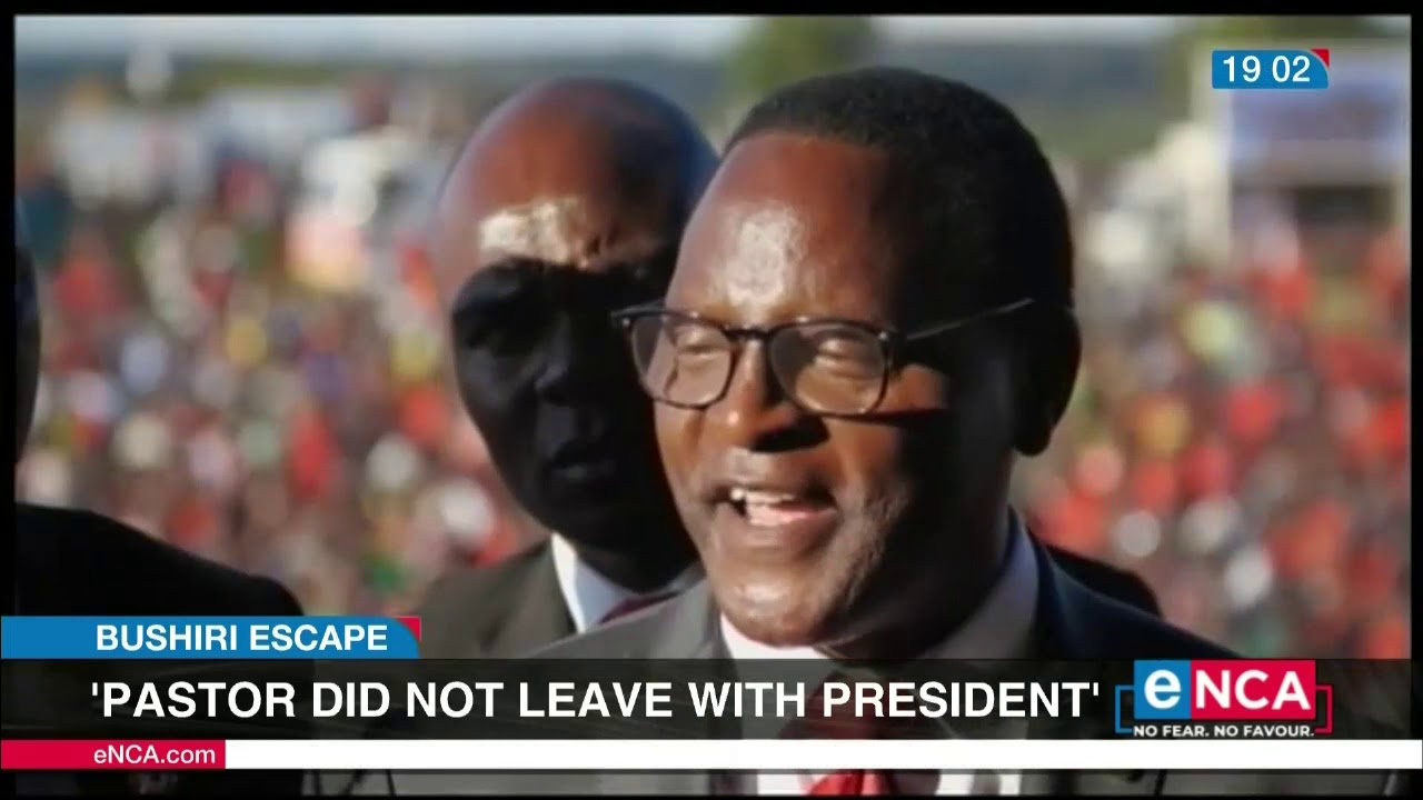 Bushiris did not leave with the Malawian president: Motsoaledi