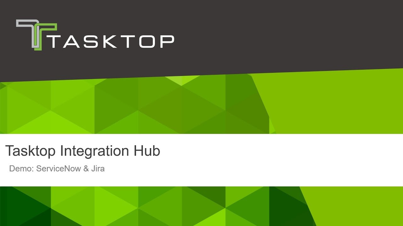 Tasktop Integration Hub - ServiceNow to Jira