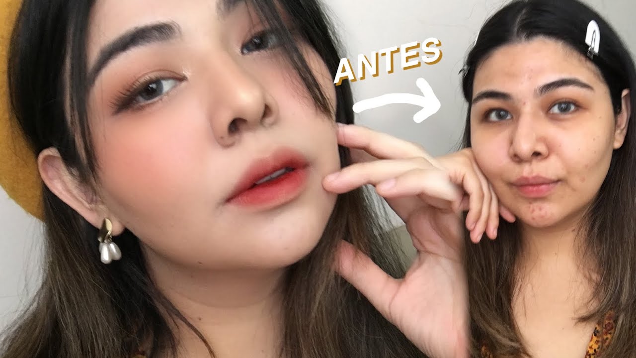🍁 ORANGE BROWN MAKEUP 🍁 Maquillaje Coreano 🇰🇷 | priso blossom
