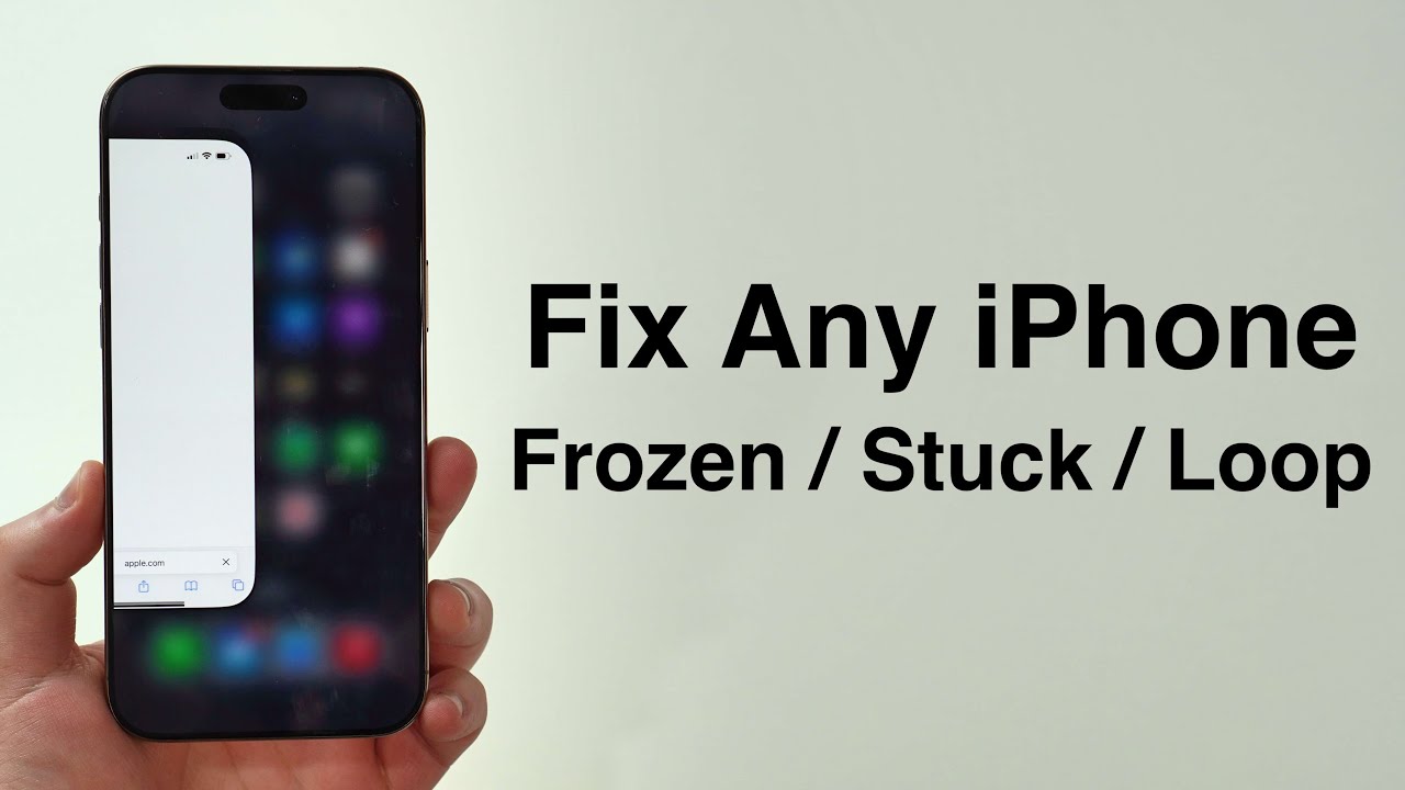 (NEW) Fix Any iPhone Frozen/Stuck/Loop Screen - How to Force Restart!
