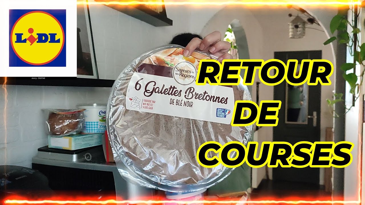 LIDL  🛒ReTouR de CouRsEs 🍅🍌🍋🍐🍏🍎