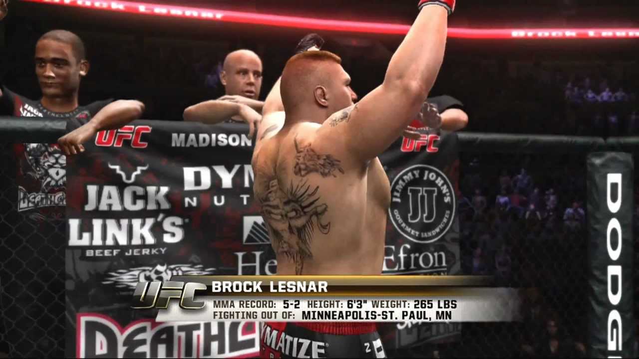 XBOX 360 - UFC Undisputed 3 - Brock Lesnar vs. Frank Mir