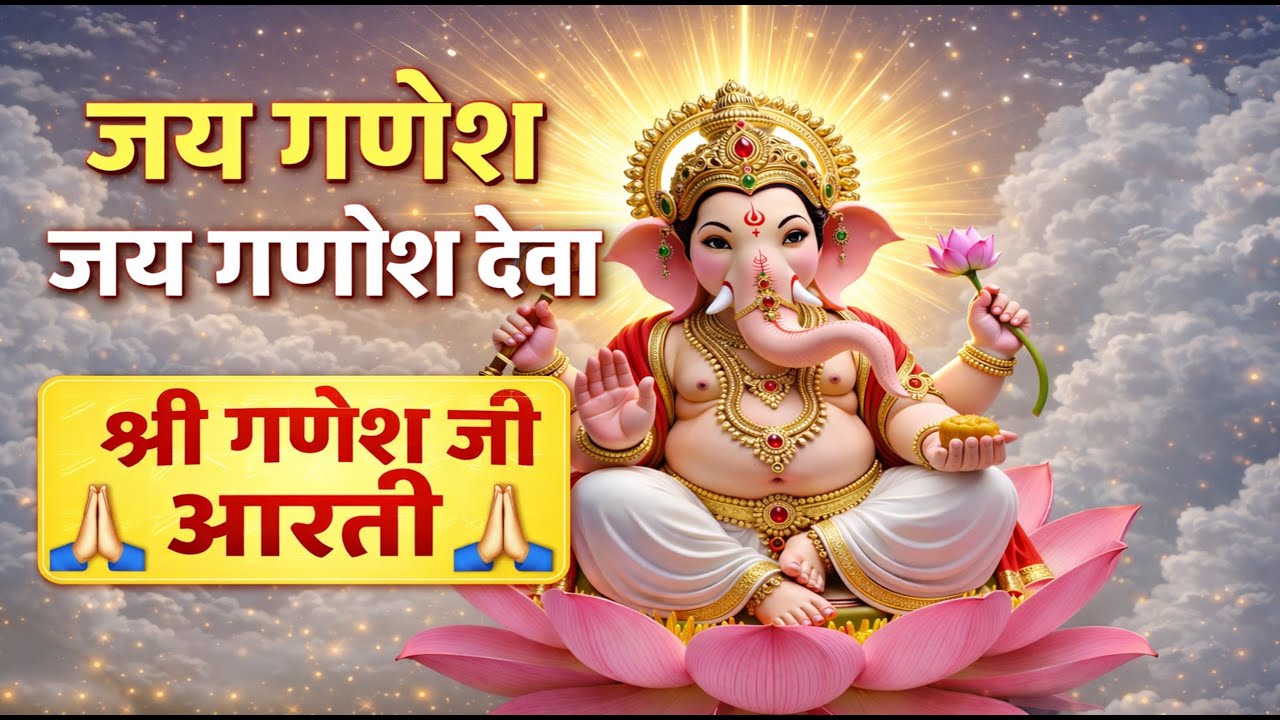 जय गणेश जय गणेश देवा | श्री गणेश जी की आरती | Ganesh Aarti| | Ganesh Bhajan  | Bhakti Rasdhara