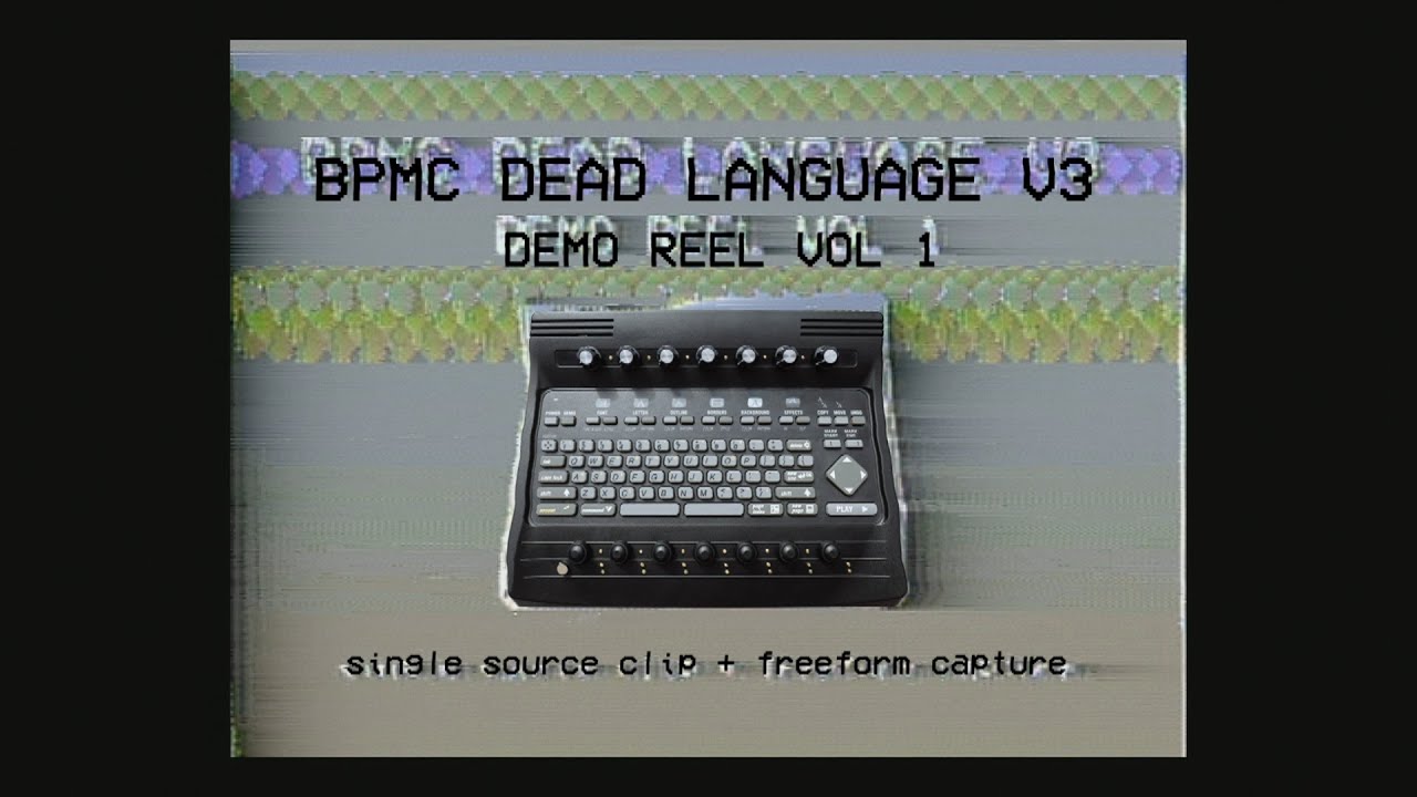 BPMC DEAD LANGUAGE DEMO REEL Vol 1