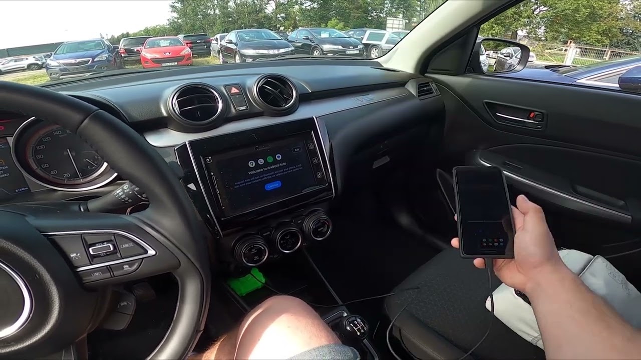 How to Use Android Auto, and Apple Car Play in Suzuki Swift VI (2017 &ndash; now) | Activate Android Auto