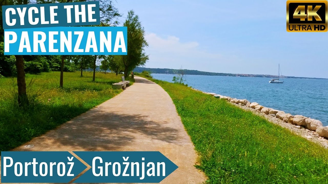 Parenzana Cycling Trail - Portorož to Grožnjan 🌞😎🚴‍♂️Indoor Cycling Video 🚴‍♂️😎🌞 without telemetry