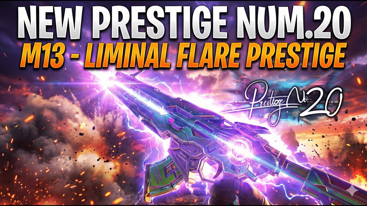 New Legendary M13 - Liminal Flare Prestige - Num 20, N20 Prestige Blueprint - S2 CODM Leaks