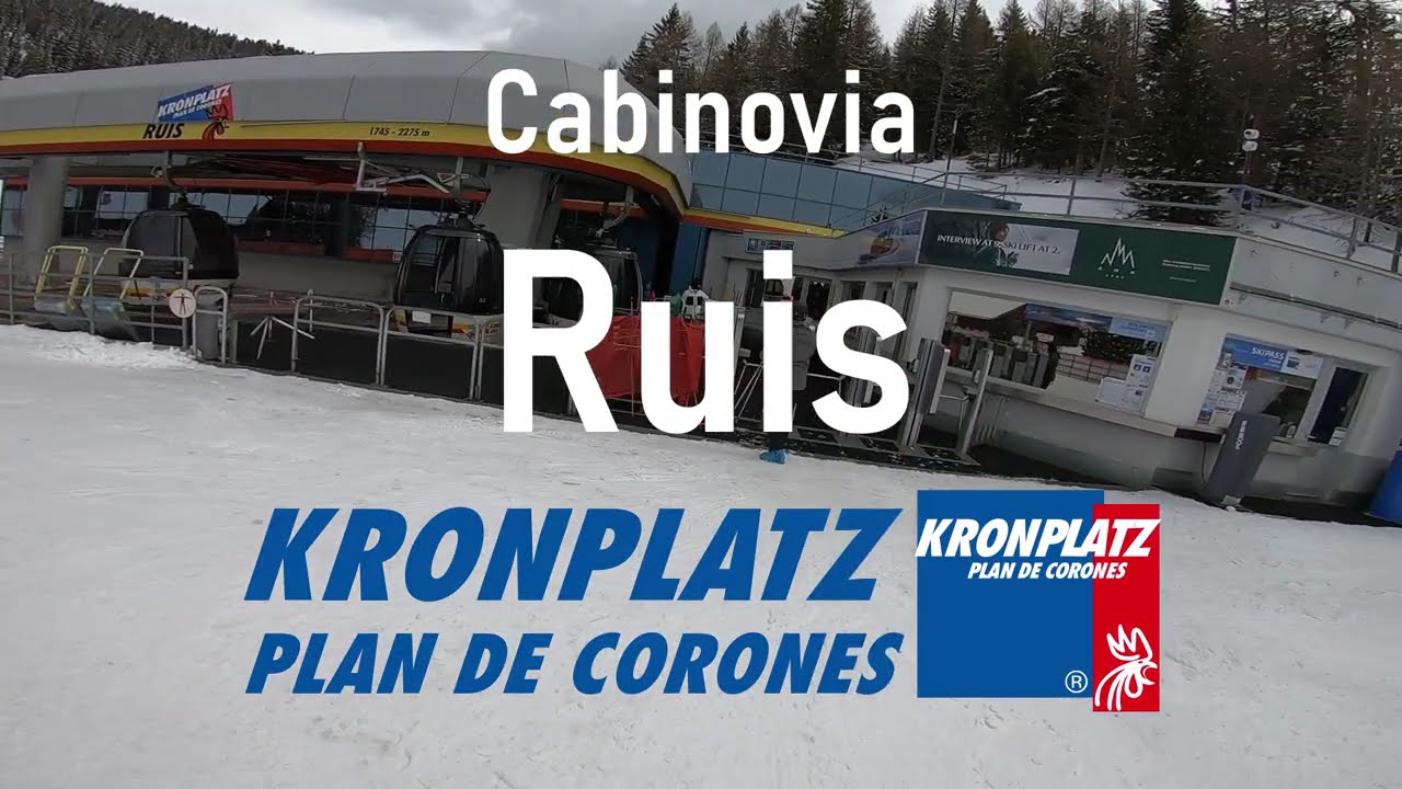 Cabinovia Ruis di San Vigilio di Marebbe #plandecorones #kronplatz #passofurcia #dolomitisuperski