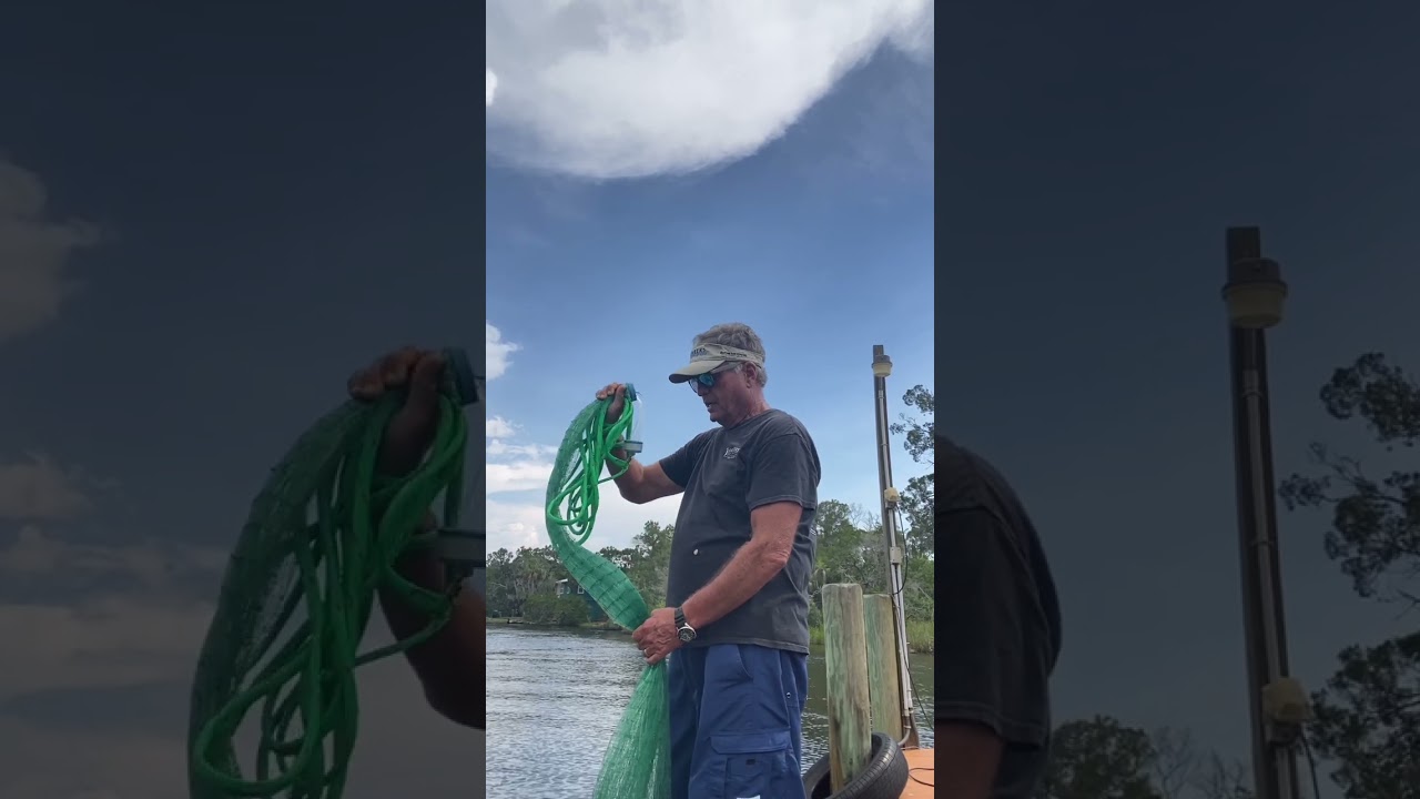 The Easiest Way to THROW a 5, 6 or 7 ft Cast Net