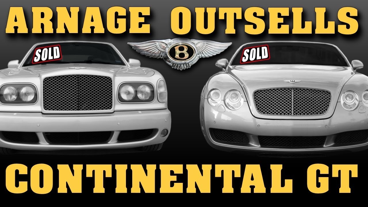 Bentley Continental GT Values vs Bentley Arnage - No Reserve | Internet Finds